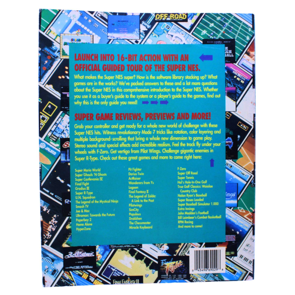 Super NES Nintendo Player’s Guide (1992) | Offizielles Buch mit Tipps & Tricks | Hoppla Stuff